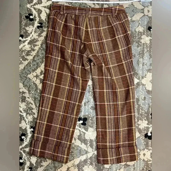 Zara Basics Tweed Cropped Pants Size 4 - Picture 6 of 6